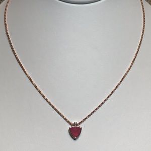 Vera Bradley Confetti Pendant Pink / Rose Gold NWT